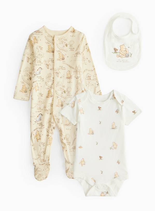 Winnie The Pooh 3 Piece Starter Set 3-6 months